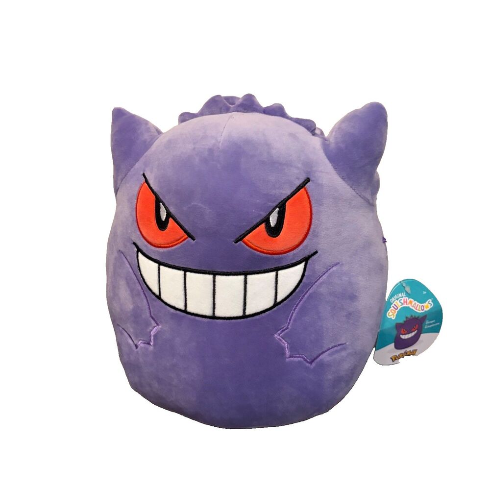 Squishmallow Pokemon Gengar Plush Stuffed Toy 10" Purple NWT Nintendo